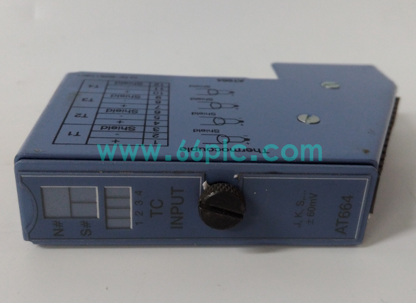 B&R 7AT664.70 4-Channel High-Precision Thermocouple Analog Input Module