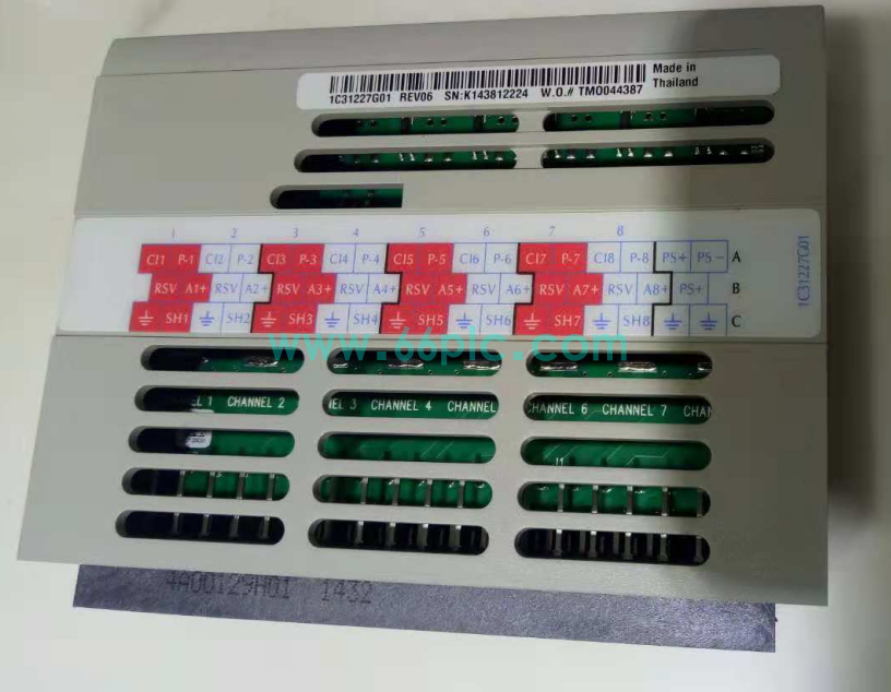 Emerson Ovation 1C31227G01 Analog Input Personality Module