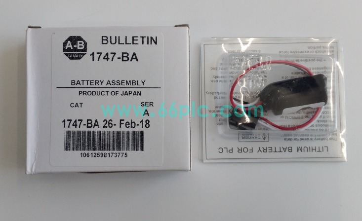 Allen‑Bradley 1747-BA SLC 500 PLC Backup Battery