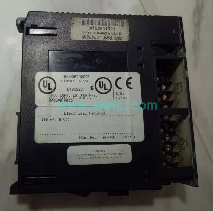 GE Fanuc HE693RTD600 RTD Temperature Input Module