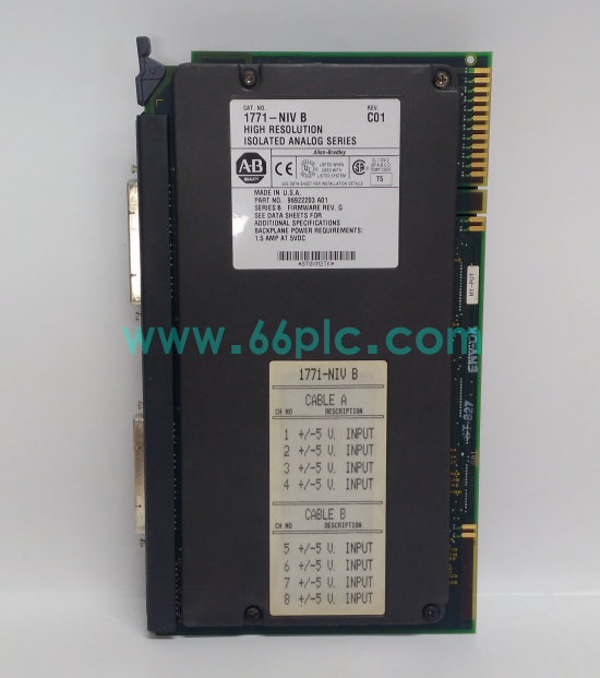 Allen‑Bradley 1771‑NIV Analog Input Module