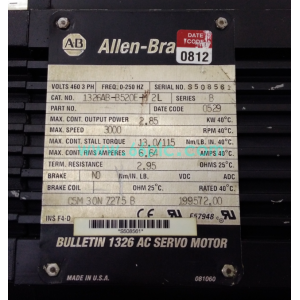 Allen‑Bradley 1326AB-B520E-M2L AC Servo 