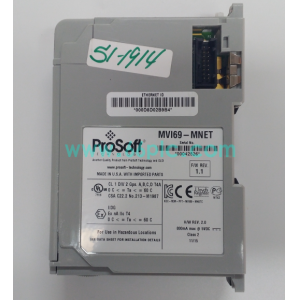 ProSoft MVI69-MNET Modbus TCP/IP Communi
