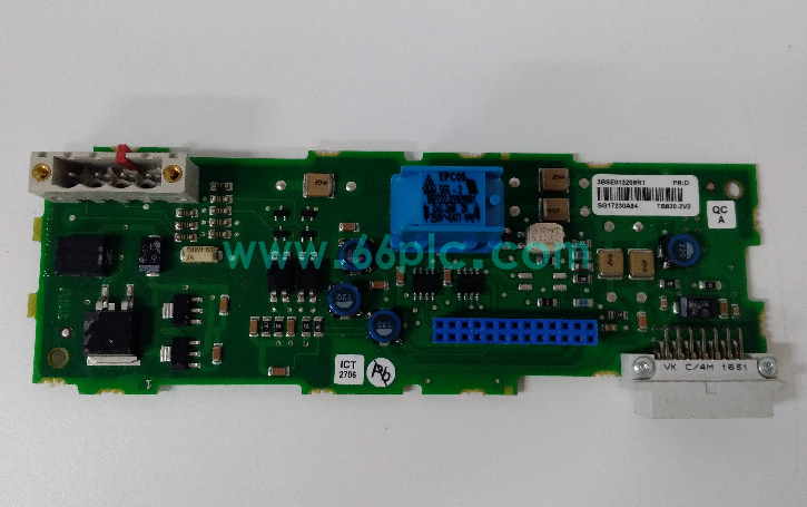 ABB TB820-2V2 3BSE013209R1 Industrial S800 I/O ModuleBus Optical Modem Interface Module