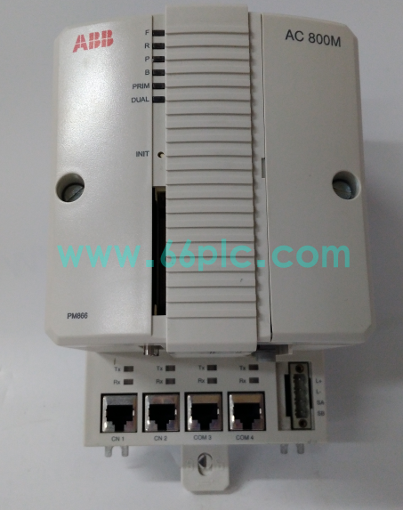 ABB PM866K01 3BSE050198R1 AC800M Series Dual-Core Industrial Redundant CPU Processor Module