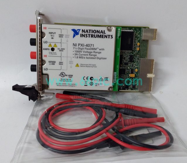 NI PXI-4071 7.5-Digit 26-Bit FlexDMM & 1.8 MS/s Digitizer PXI Module