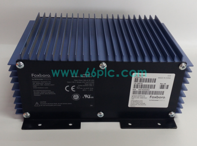 Foxboro P0922YU FPS400-24 I/A Series 400W 24VDC Power Supply